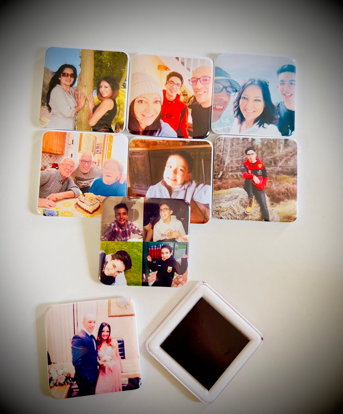 Magneti fotografici personalizzati 50 x 50 mm